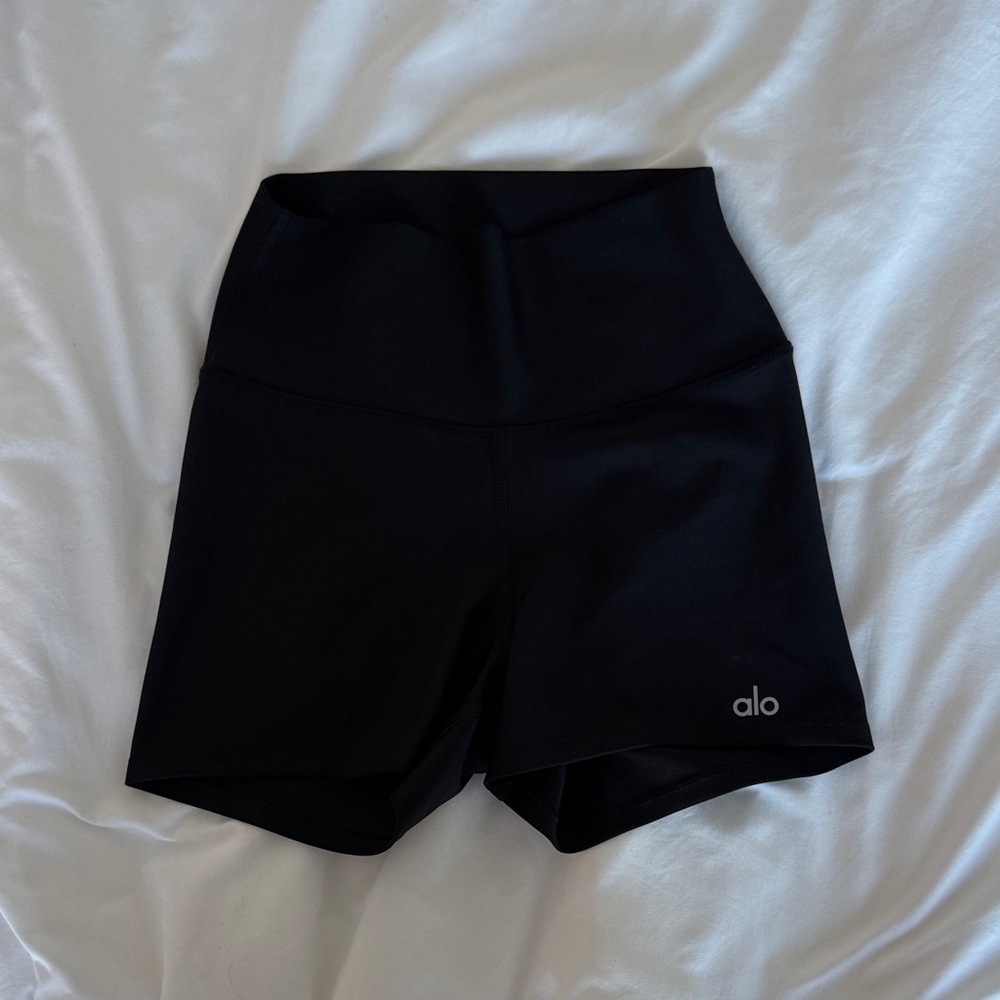 ALO Yoga Black High- Waist 3” Airlift Short